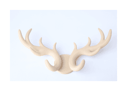Antler Wall Hook – Rustic Decorative Key & Accessory Holder 3d model