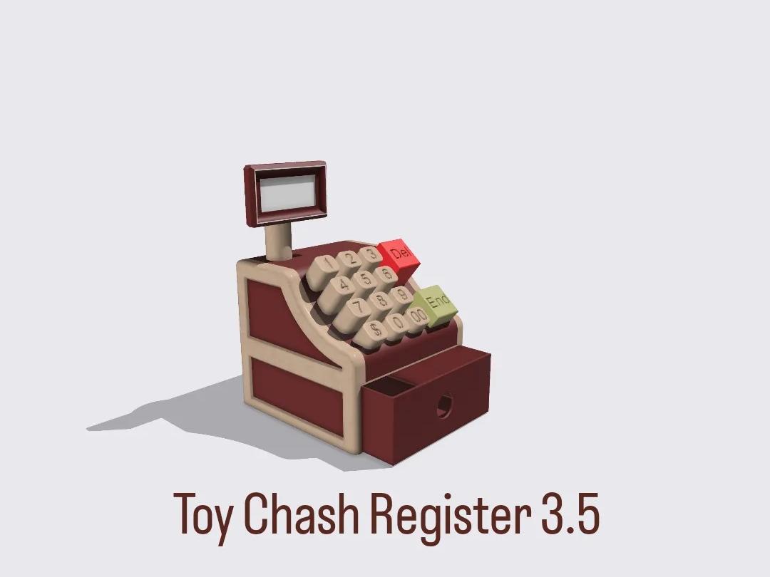 Toy Cash Register 3.6 3d model