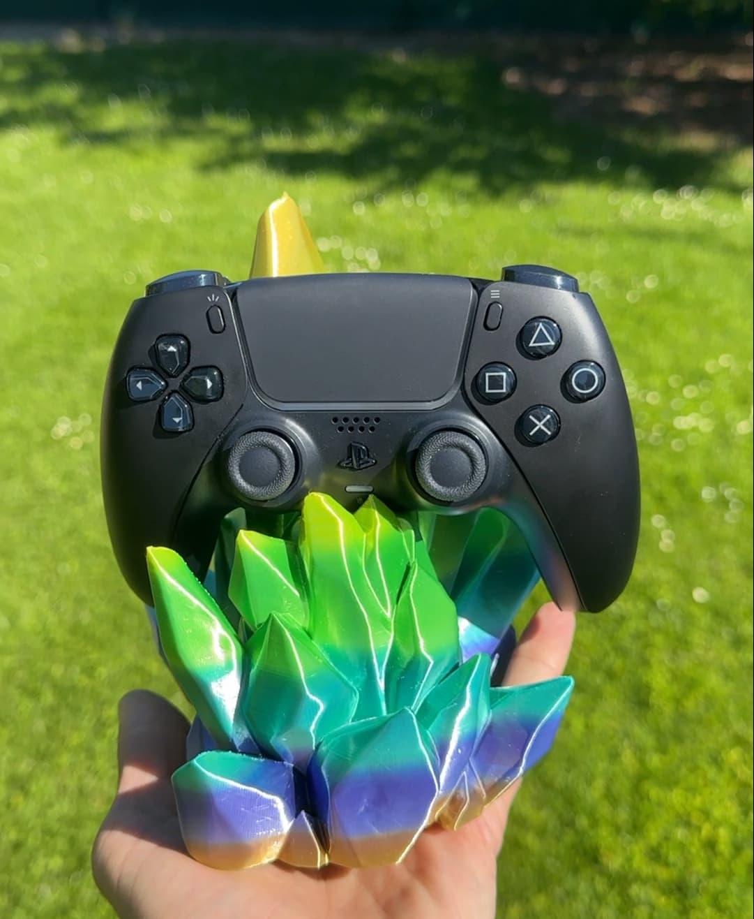 Crystal PS5 holder