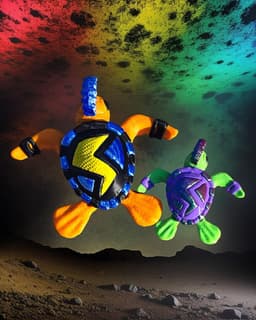 Flexi Punk Rock Sea Turtle 3d model