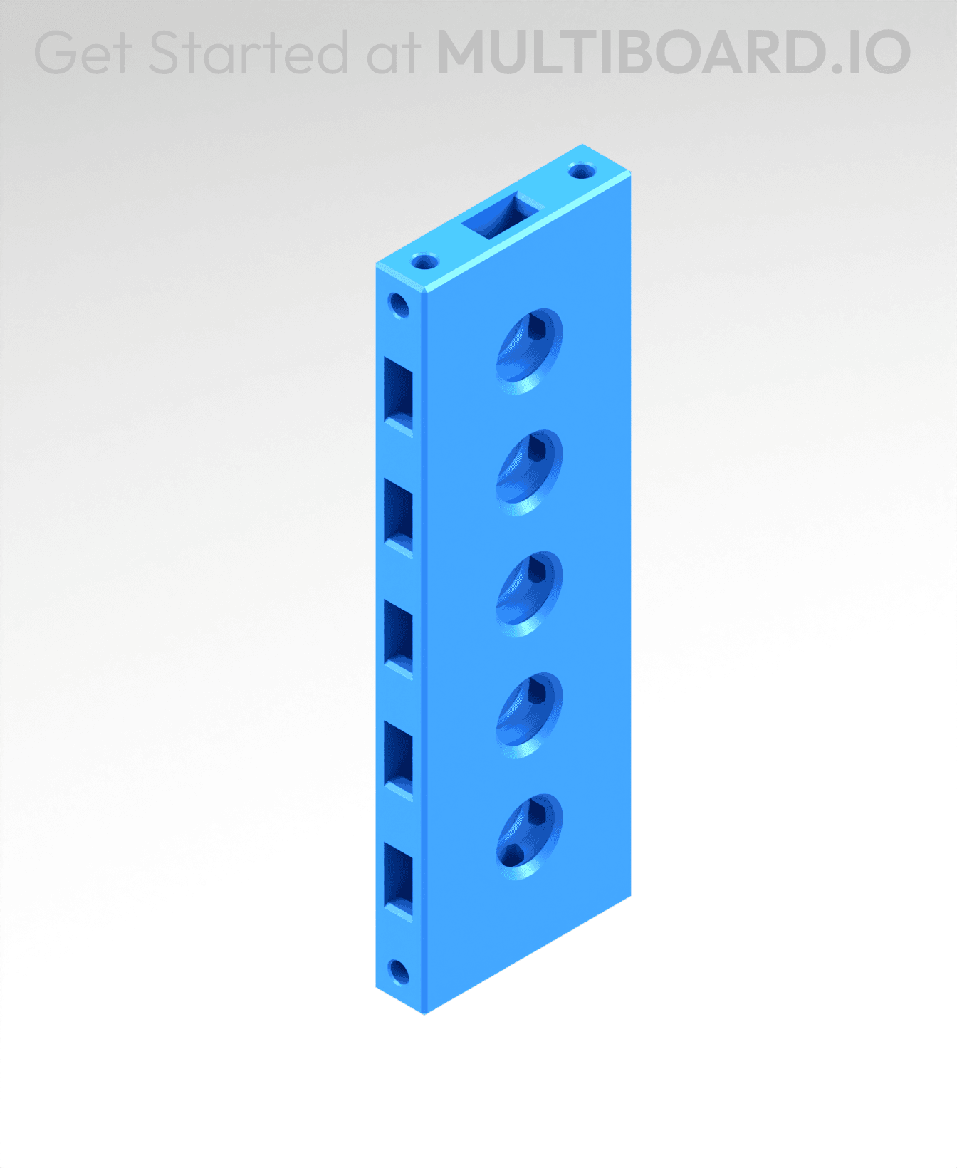 3 MU - Small Thread - I Multiboard Beam 3d model