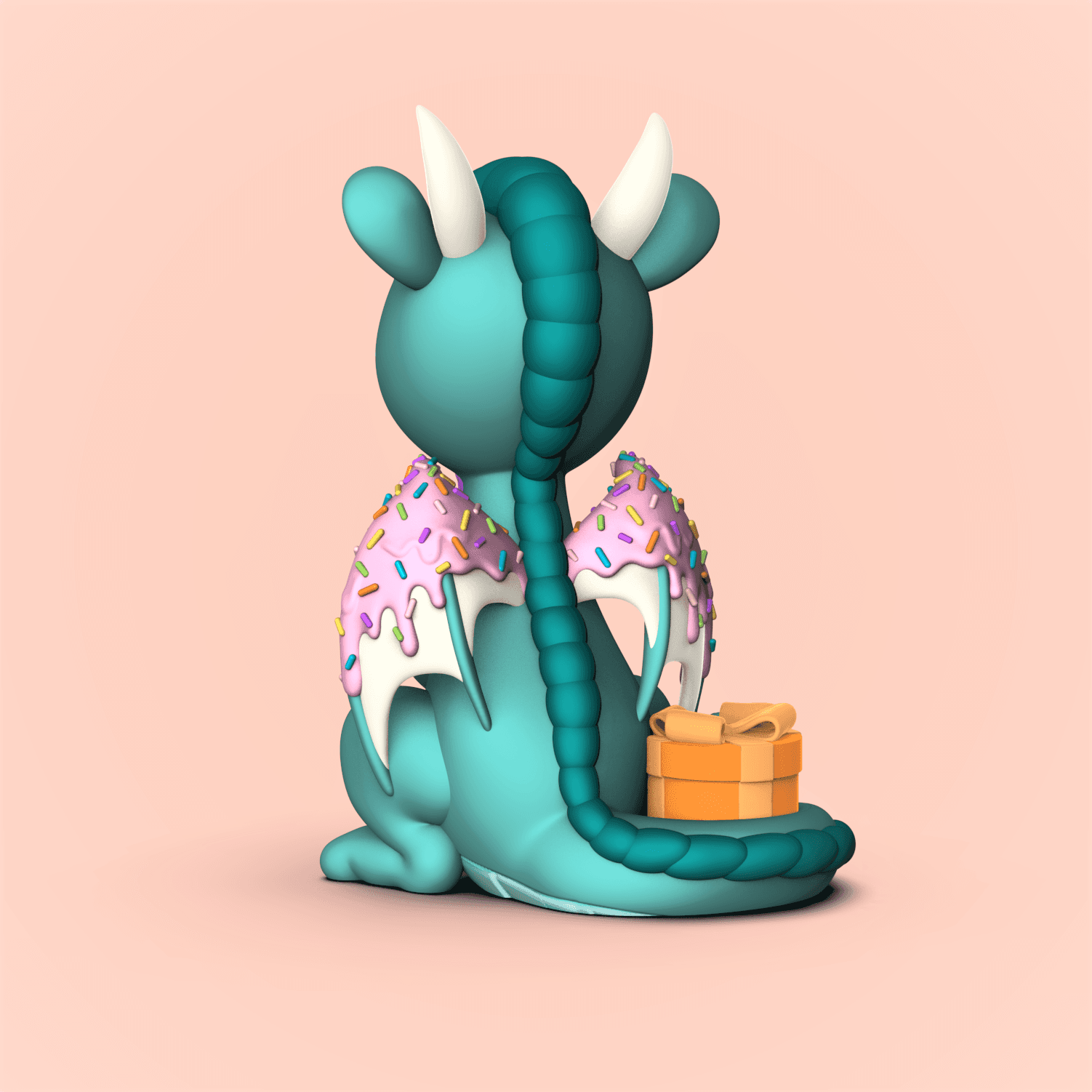 Sprinkles -The Baby Dragon #PartyThangs 3d model
