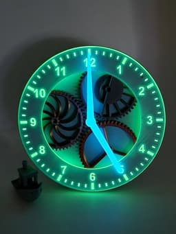 Educational Mechanical Clock 3d model