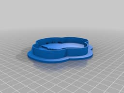 Girl Scout Trefoil Emblem Cookie Cutter 3d model