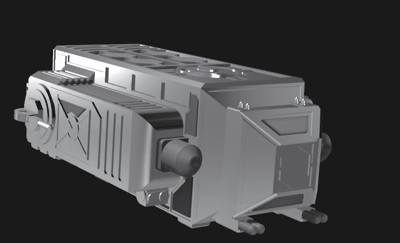 Luvocorp drop ship 3d model
