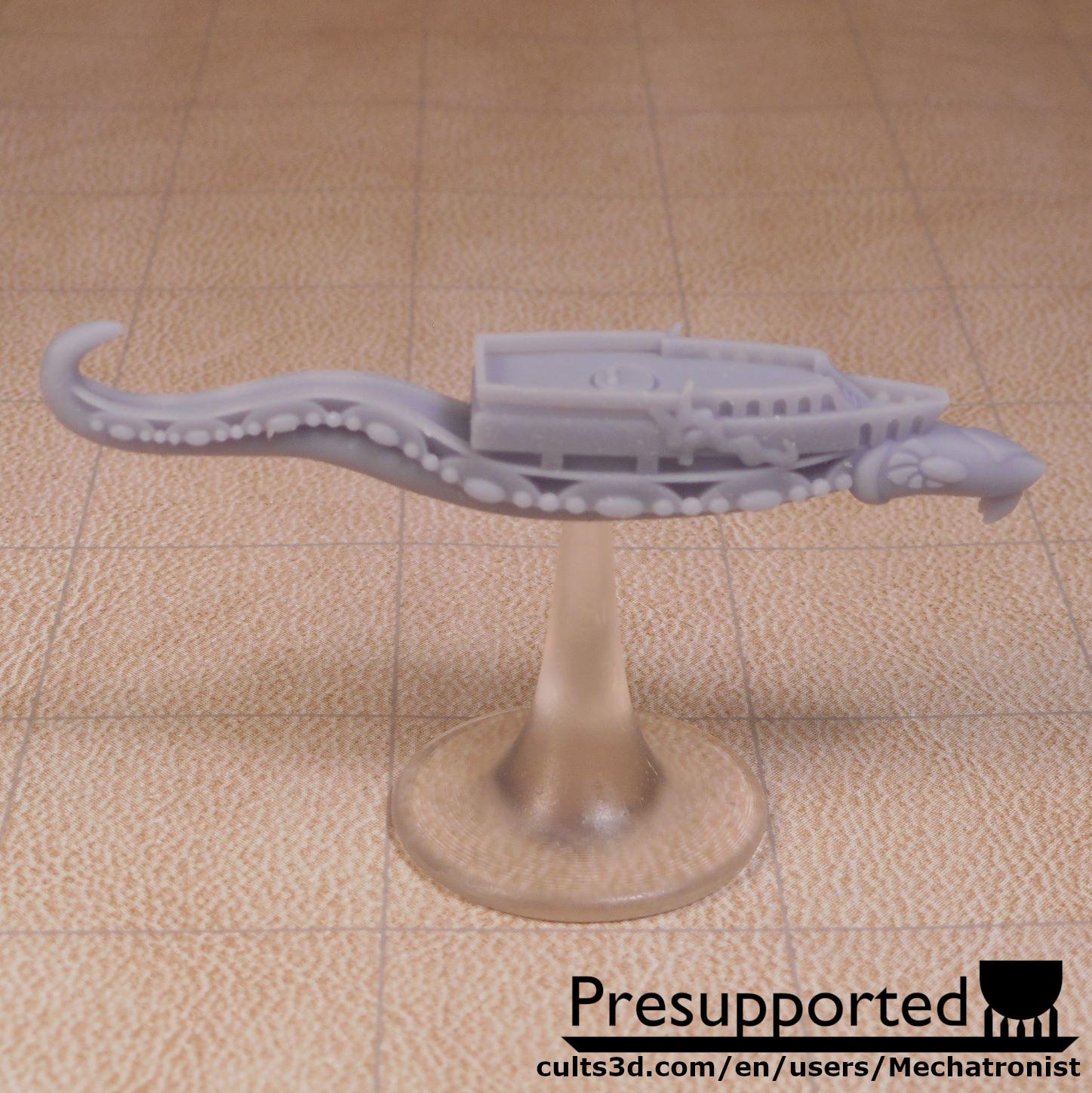 Vipership Spelljammer Ship Miniature from dnd 2e 3d model