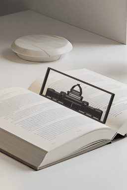 Tokyo Bookmark, Creativity Bookmark, Gift Idea 3d model