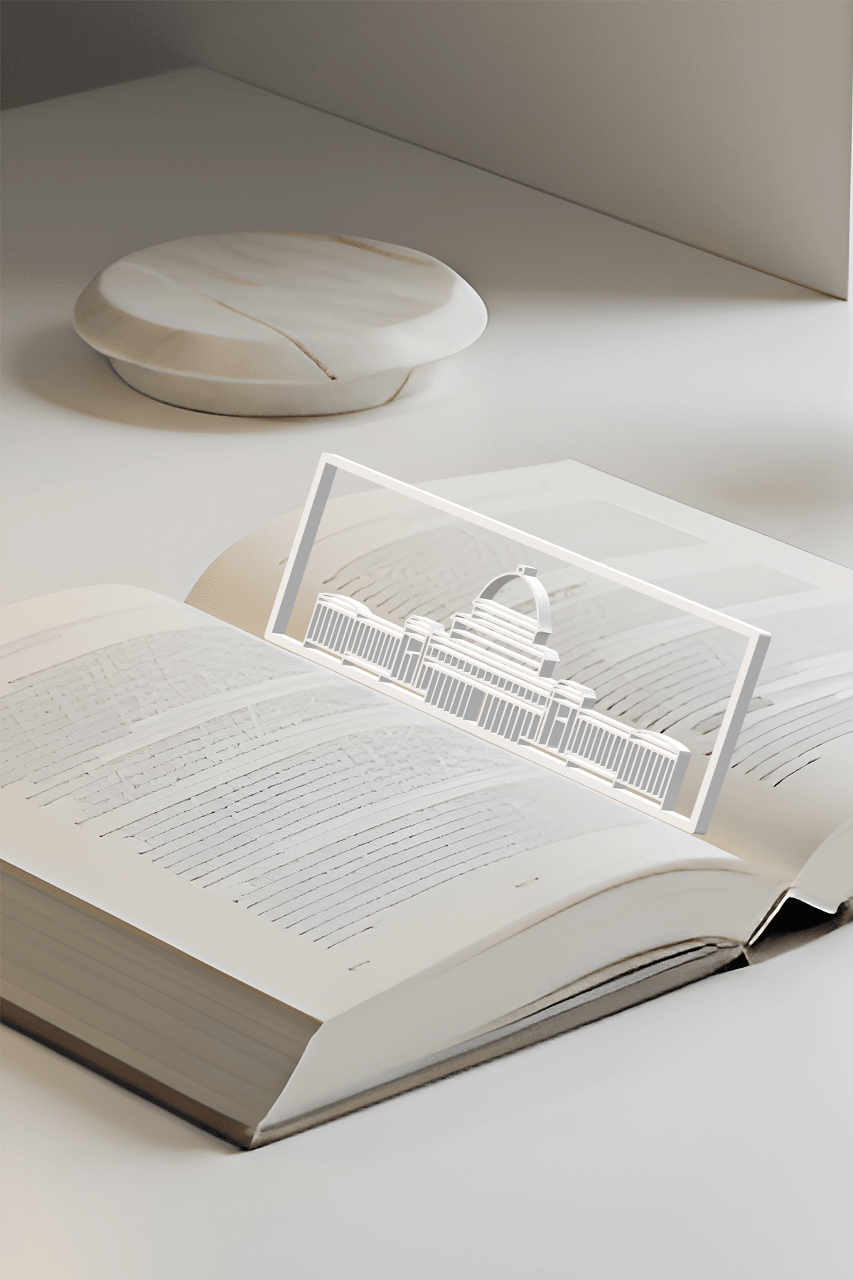 Tokyo Bookmark, Creativity Bookmark, Gift Idea 3d model