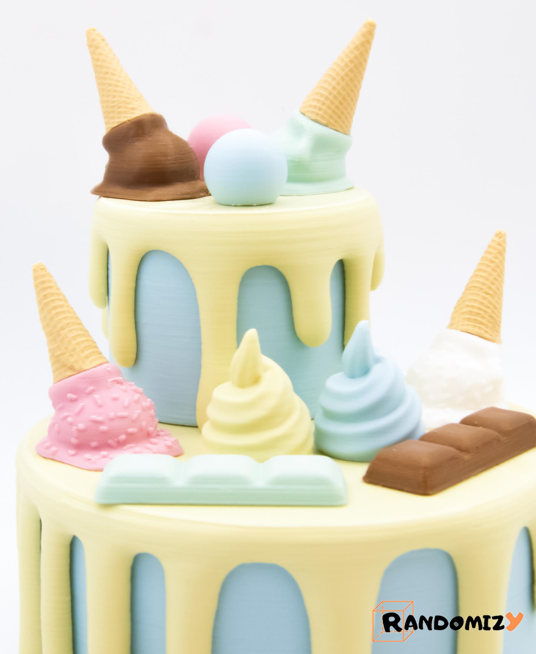 Decorative (Box) Cake 3d model