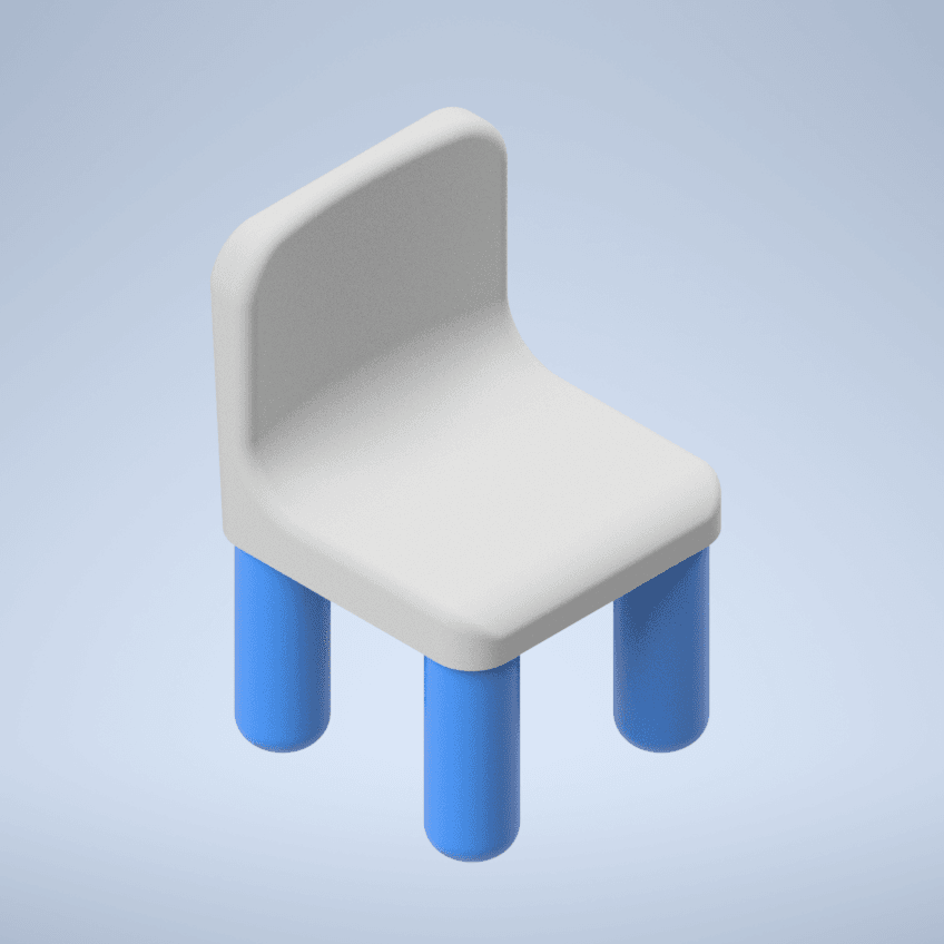 Kids Chair 3d model