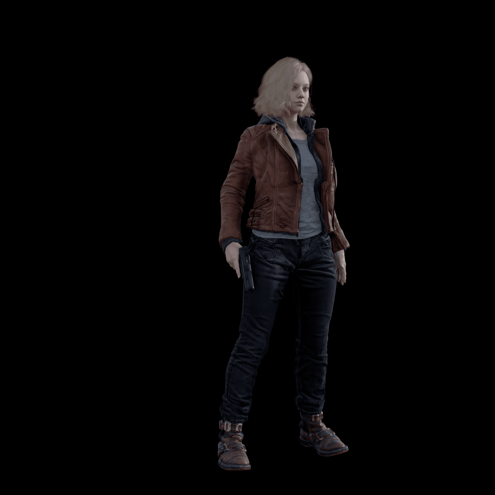 Grace Ashcroft Inspired Female Survivor 3d model