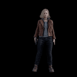 Grace Ashcroft Inspired Female Survivor 3d model