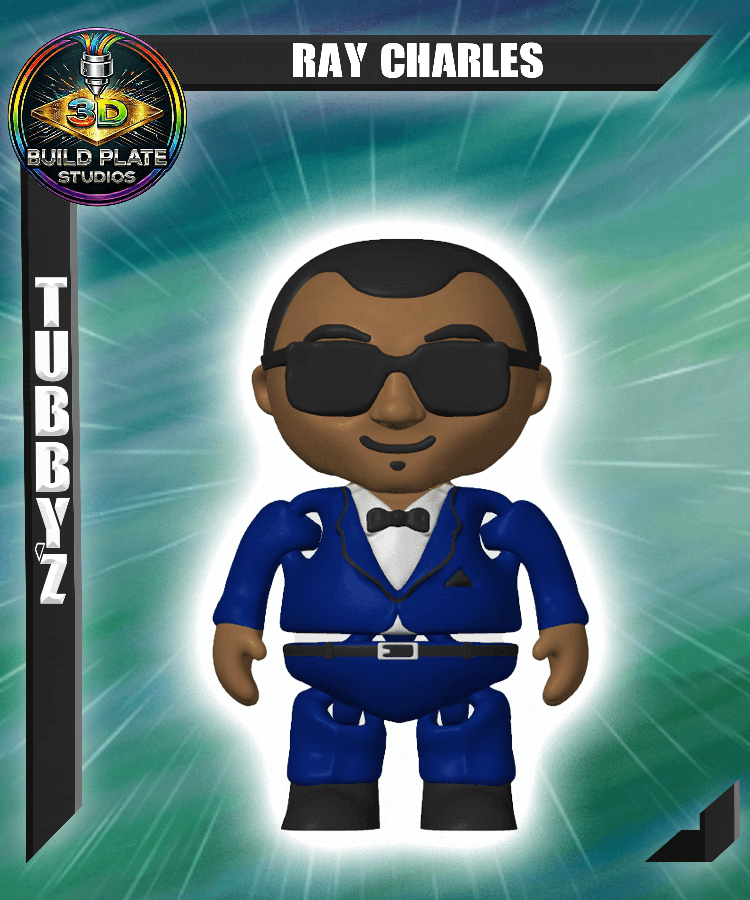 Music Ray Charles.3mf 3d model