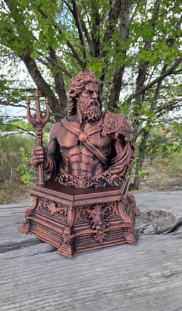 Poseidon Bust 3d model
