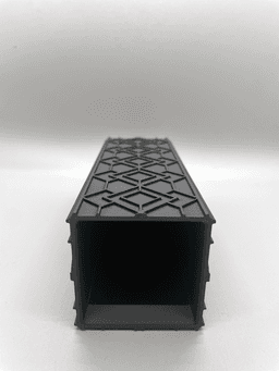 Flower Vase "Diamond" Pattern 3d model