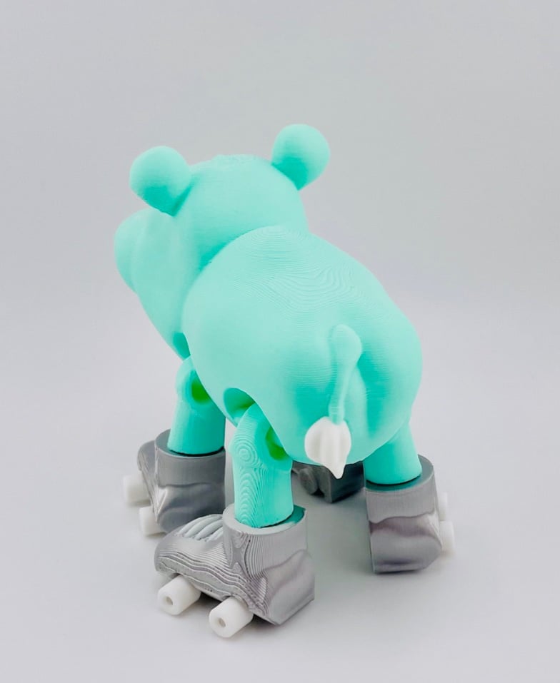Hippo Roller Skate Flexi 3d model
