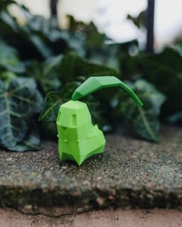 Chikorita Low Poly Pokemon 3d model