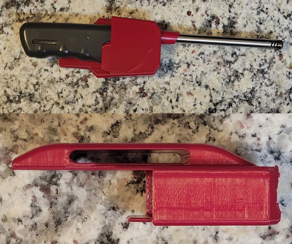 Tactical BBQ Lighter Holster 3d model