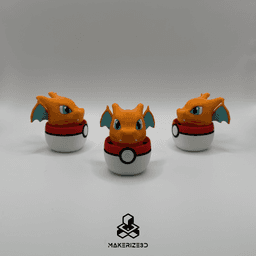 Charizard Clicker (Gift Ball included) 3d model