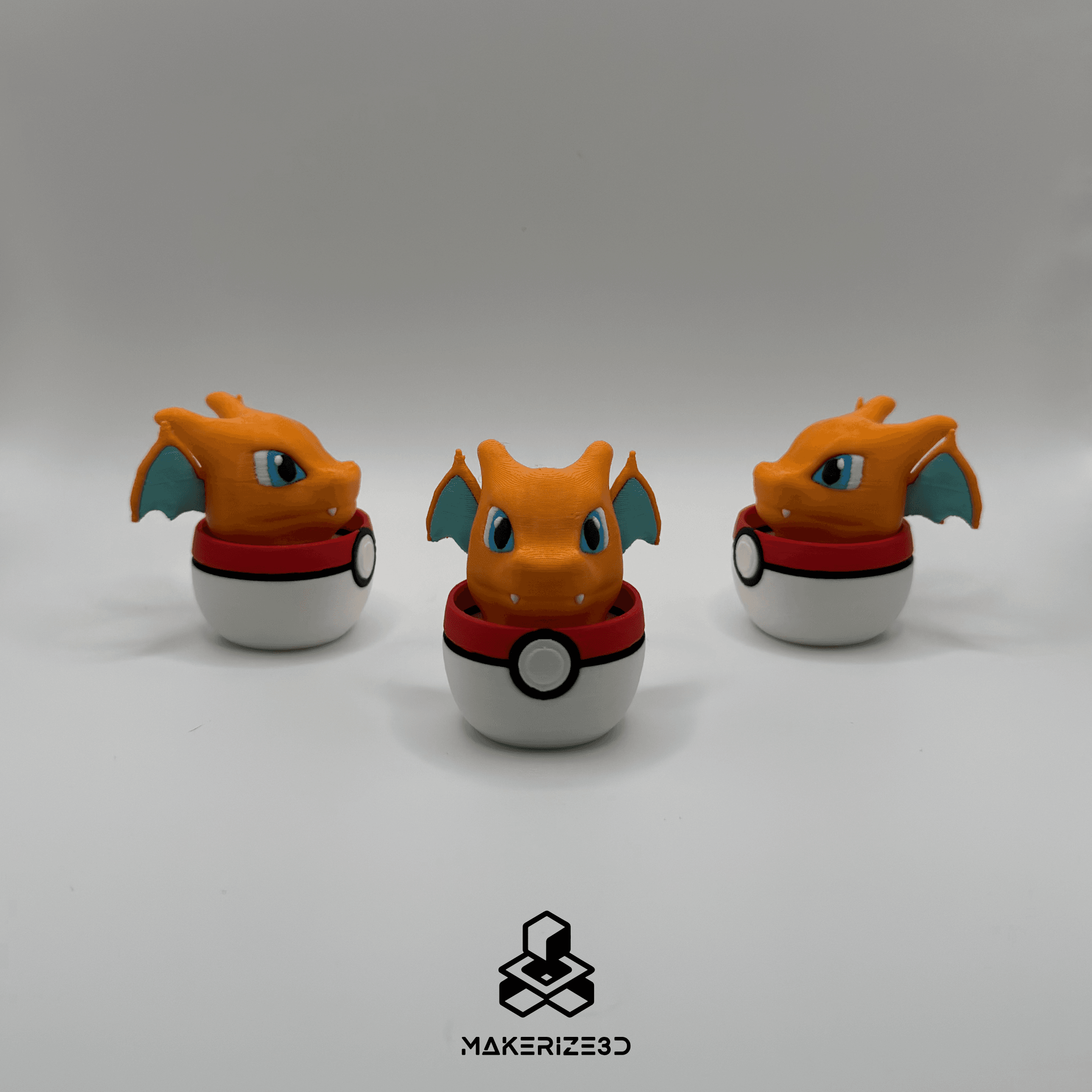 Charizard Clicker (Gift Ball included) 3d model