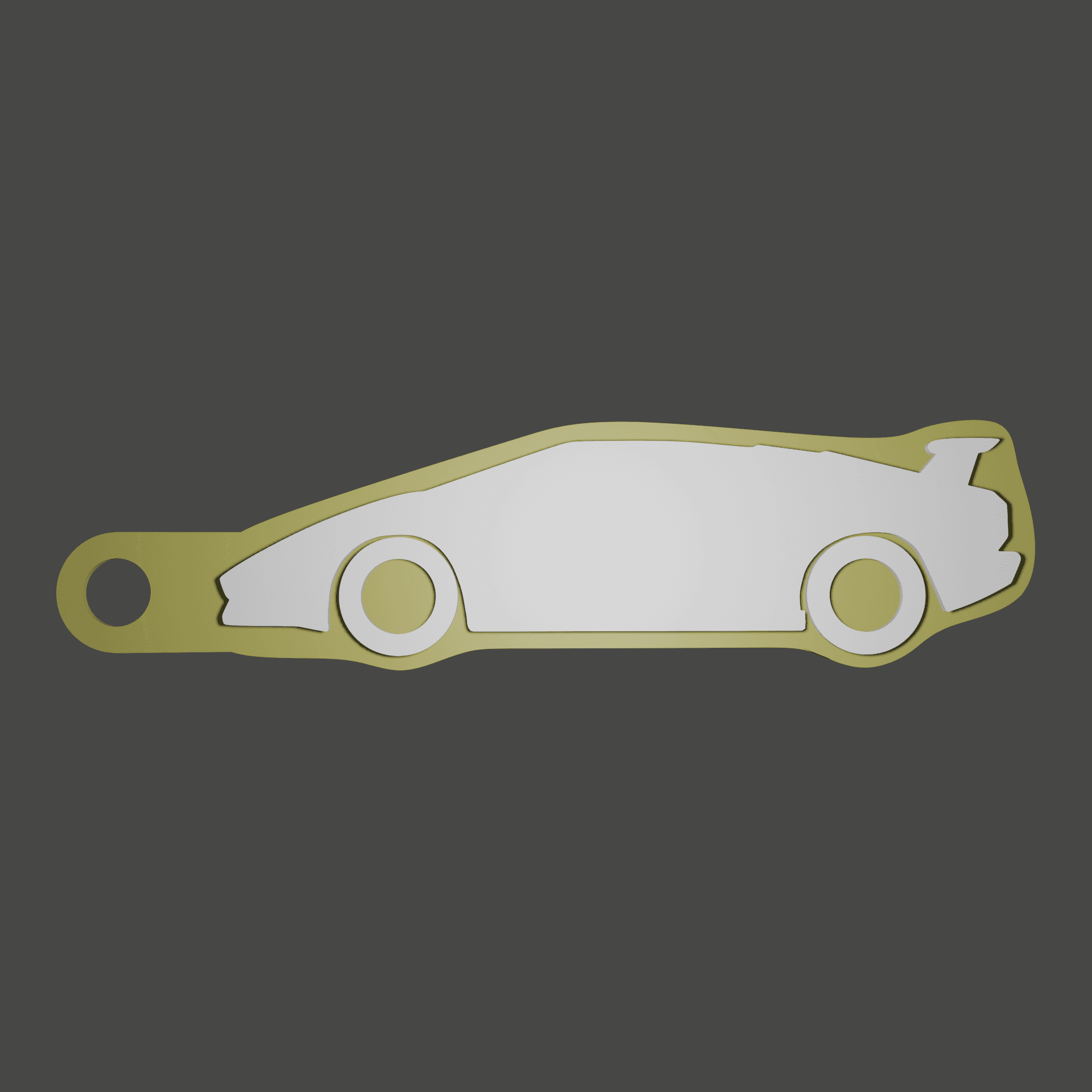 Lamborghini Countach Keychain 3d model