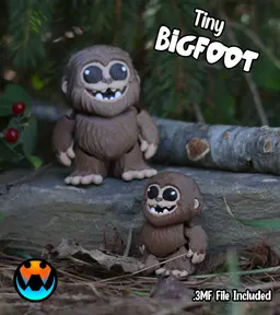 Tiny Bigfoot 3d model