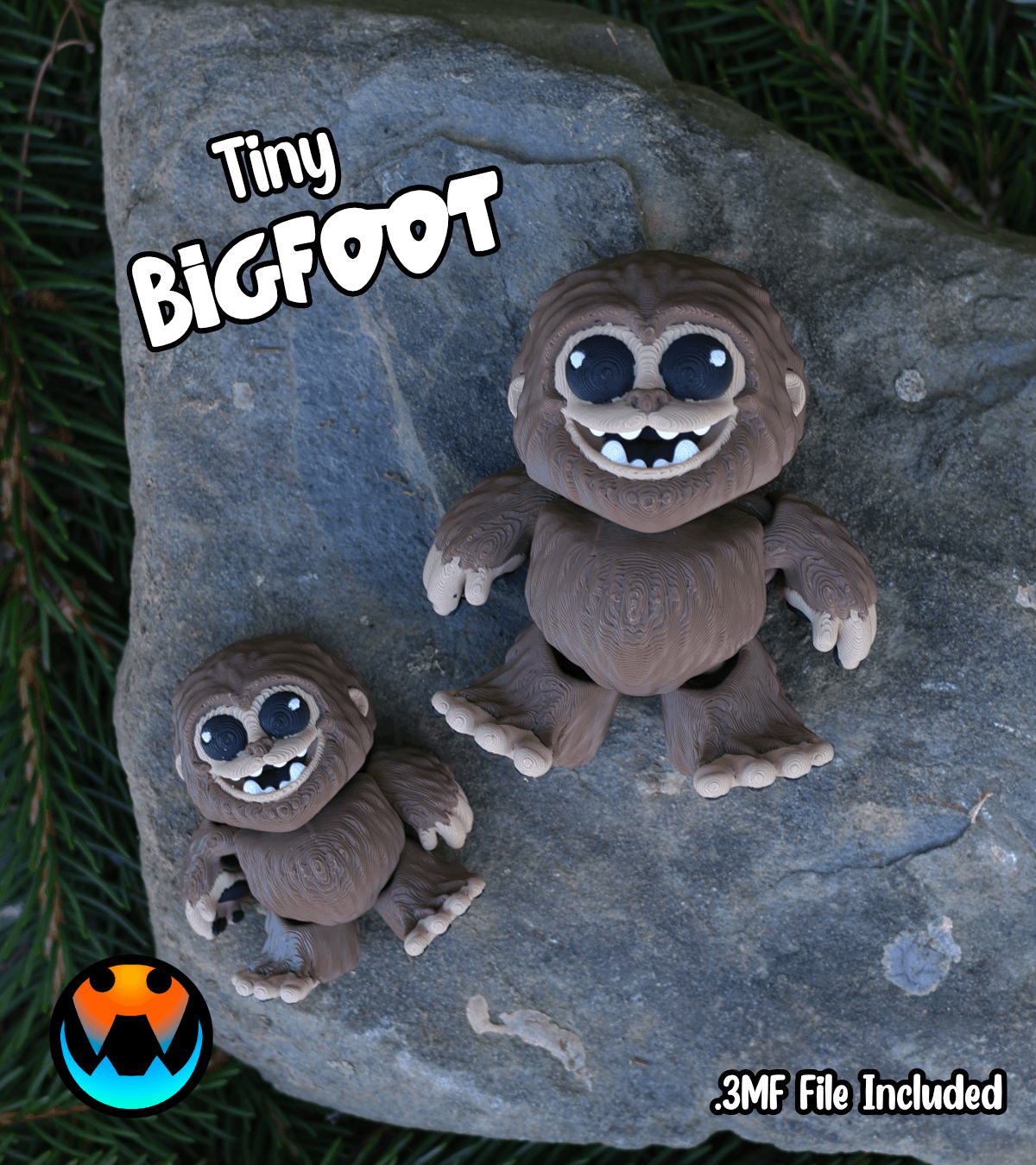 Tiny Bigfoot 3d model