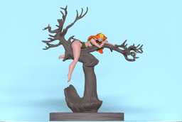 The Bloom of Spring - Nature's Awakening Diorama 3d model