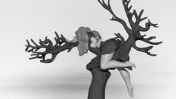 The Bloom of Spring - Nature's Awakening Diorama 3d model