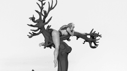 The Bloom of Spring - Nature's Awakening Diorama 3d model