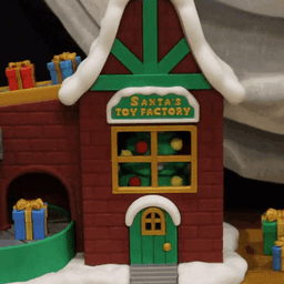 Santa's Toy Factory with Elf (Motorized conveyors) 3d model