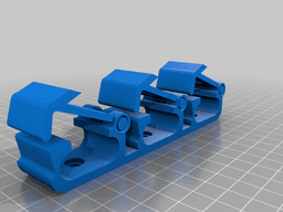 Cable organizer for more cablegroups 3d model