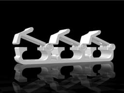 Cable organizer for more cablegroups 3d model