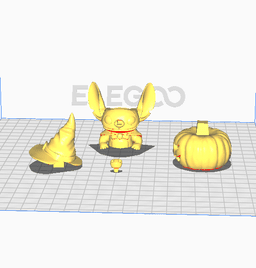 Witch Stitch 3D Model β Halloween Pumpkin Edition | Free Layerables STL Figure 3d model