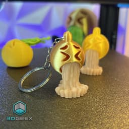 Puke Emoji - Keychains & Magnets 3d model