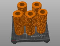 Autumn Texture Rollers 3d model