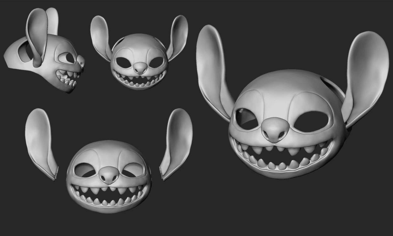 Cute Mask for Cat 3d model