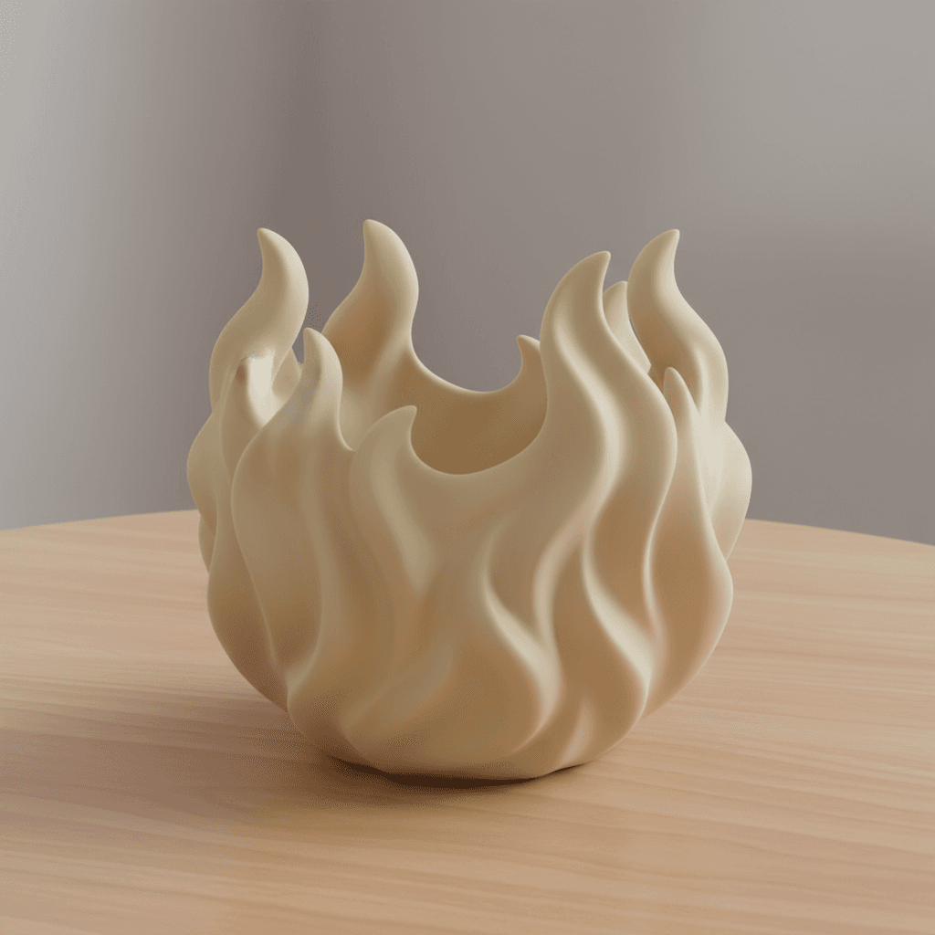 Flame Storage Basket Detailed Printable Model 3d model
