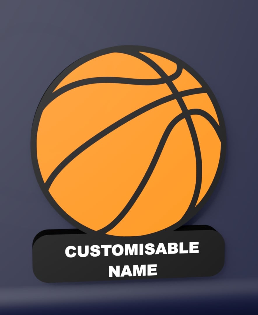 Basketball - LED Strip compatible 3d model