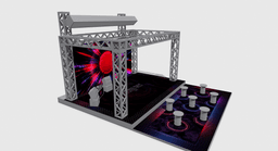 LEGENDS PLATFORM 2026 – 1/64 JDM Neon Stage Diorama (Modular STL + Printable Graphics) 3d model