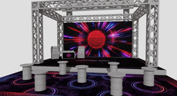 LEGENDS PLATFORM 2026 – 1/64 JDM Neon Stage Diorama (Modular STL + Printable Graphics) 3d model