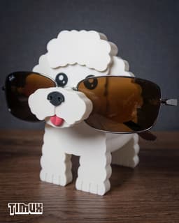 POODLE GLASSES HOLDER 3d model
