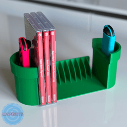 Nintendo Switch Pipe Game Holder + Joy-con Holder 3d model