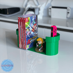 Nintendo Switch Pipe Game Holder + Joy-con Holder 3d model