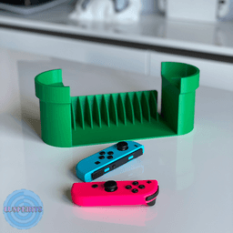 Nintendo Switch Pipe Game Holder + Joy-con Holder 3d model