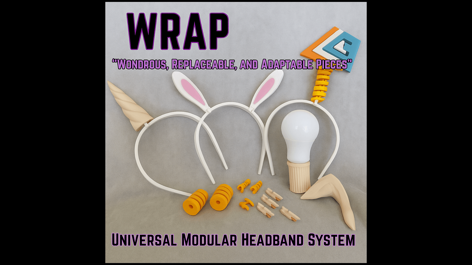 WRAP - Wondrous, Replaceable, and Adaptable Pieces 3d model
