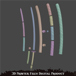 Scared Blade Cosplay Silent Hill F 3d model