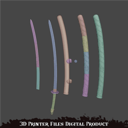 Scared Blade Cosplay Silent Hill F 3d model