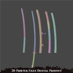 Scared Blade Cosplay Silent Hill F 3d model