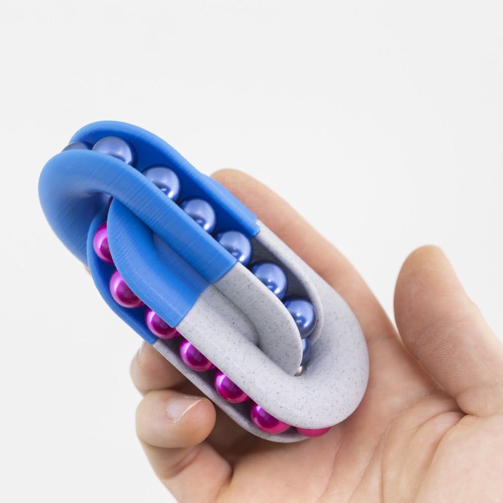the CHAIN // Twisting Marble Puzzle 3d model